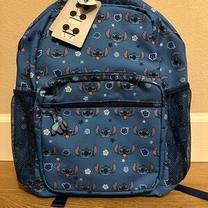 NEW| Disney Park Authentic Stitch Character Backpack with Ears Headband Holder